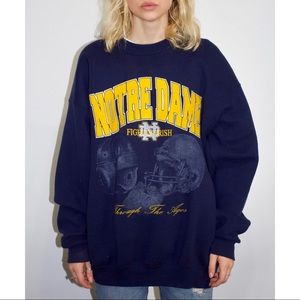 Notre Dame Vintage 90s Sweatshirt